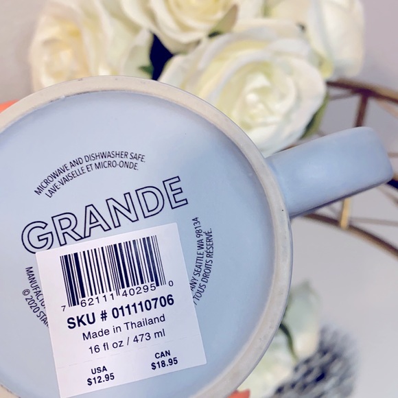 Starbucks GRANDE Matte Gray Ceramic Mug - Picture 8 of 8